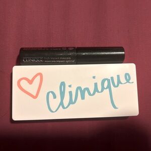 Eyeshadow palette and mascara (black)